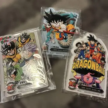 드래곤볼 40주년 제일복권 아크릴 스탠드 세트