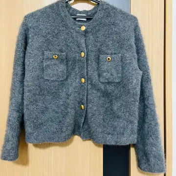 유나이티드 애로우즈 그레이 니트 가디건