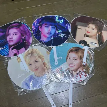 낱개 판매 가능 TWICE 공식 부채 5장 세트