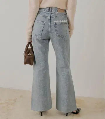 chico 레이스 디자인 플레어 데님 블루 계열 기타