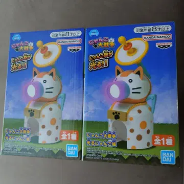 [미개봉] 냥코 대전쟁 빛나는 냥코 성 피규어 2체 세트 [배송비 포함]