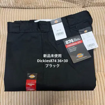 [미사용 새상품] 디키즈 874 워크 팬츠 36 x 30 블랙