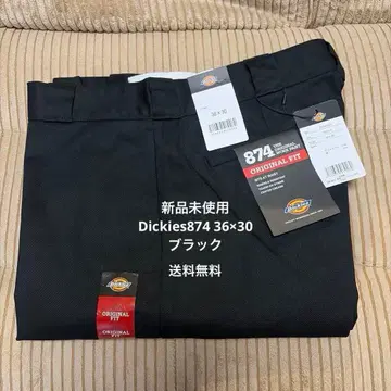 [미사용 새상품] 디키즈 874 워크 팬츠 36 x 30 블랙