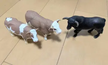 슐라이히 심멘탈 소 블랙 소 슐라이히 동물 피규어