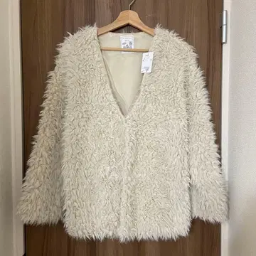 새상품 가디건 가을 퍼 아우터 퍼 자켓 겉옷 복슬복슬 겨울