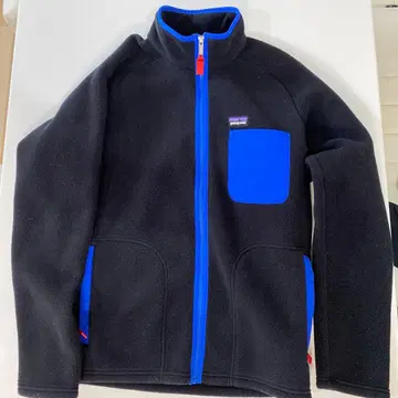 patagonia 플리스 자켓 블랙/파랑