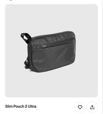 Aer Slim Pouch 2 Ultra 블랙