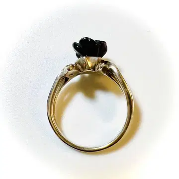 장미 반지 블랙 로즈 반지