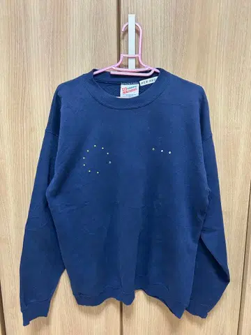 Hanes HER NEON 네이비 트레이닝복