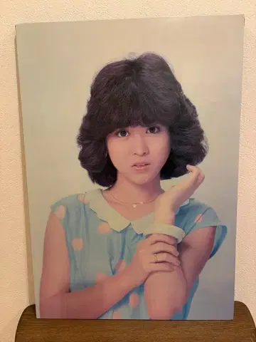 [ 초레어 ] 마츠다 세이코 데뷔 당시 포스터 패널 쇼와 아이돌 굿즈