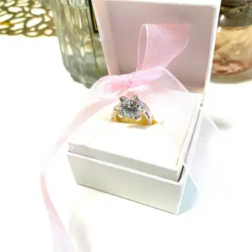 인기 새상품급 e.m 싱글 볼 지르코니아 반지 스테디셀러 10호