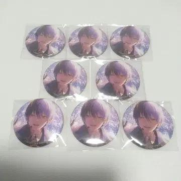 프로세카 아오야기 토야 글리터 캔뱃지 앙스타 콜라보 10개