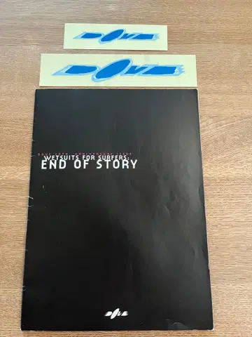 올드 서핑 잡지 & 스티커 2개