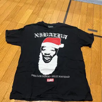 xibalba 산타 모자 T셔츠 LARGE 블랙