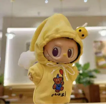 후드 부착 Labubu 라부부 파자마 옷 갈아입기 의류