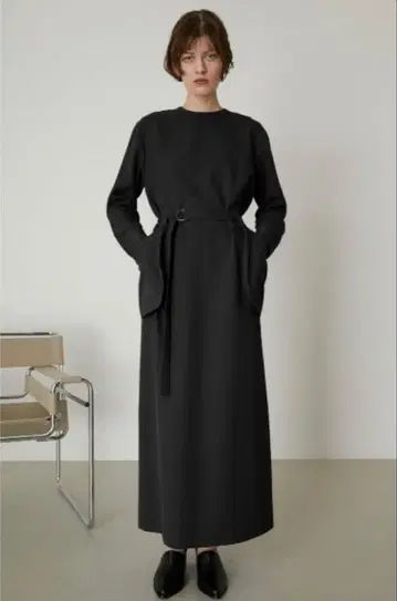 RIM ARK 포켓 디자인 롱 OP