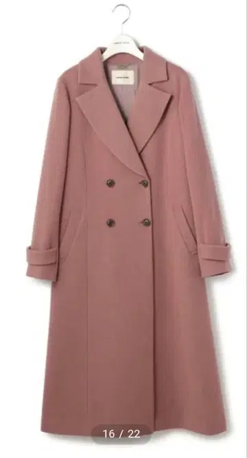 LAISSE PASSE 체스터 코트 핑크