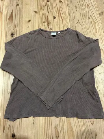 AVIREX 서멀 롱T 구제 의류 크롭 기장