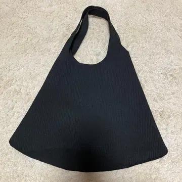 [ 미사용 새상품 ] ZARA 블랙 리브 토트백