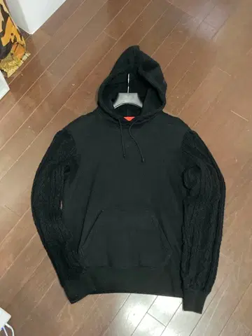 marka 소매 니트 블랙 후드티 사이즈 2