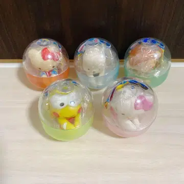 산리오 캐릭터 마스코트 클립 전 5종 세트