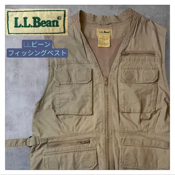 L.L.Bean 낚시용 조끼 S 베이지