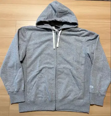THE NORTH FACE 그레이 후드 부착 후드티 XL