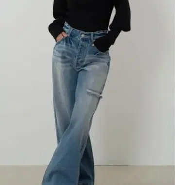 SENEE 루즈 빈티지 라이크 데님