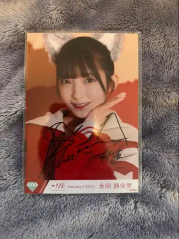 나가타 시오리 사인 포함 브로마이드