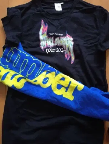 백넘버 ana sleeps tour 2024 티셔츠