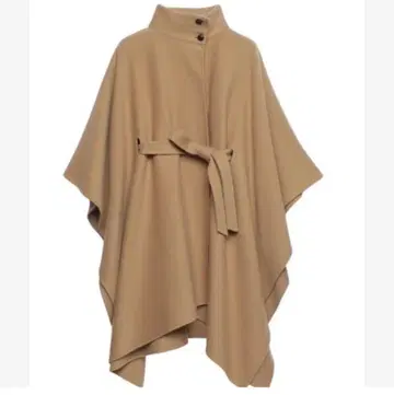 아뉴앙스 anuans 울 판초 코트 브라운 F