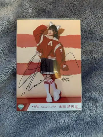 나가타 시오리 브로마이드 친필