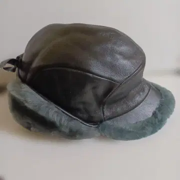 MISTRAL 미스트랄 양가죽 모자 시프스킨 58cm 블랙