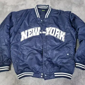 90s 빈티지 블루종 뉴욕 네이비