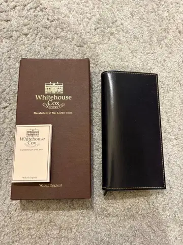 [ 새상품 ] Whitehouse Cox 네이비 장지갑