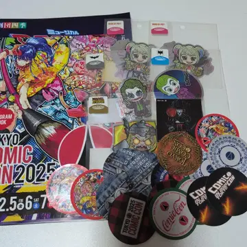 코믹콘 2025 팜플렛 복권 스티커