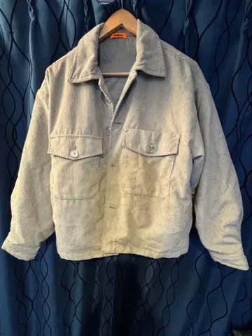 베이지 코듀로이 자켓