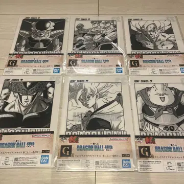 제일복권 드래곤볼 40th 그 두 번째 클리어 파일 세트 6종 세트