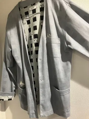 그라니프 고양이 자수 가디건 M