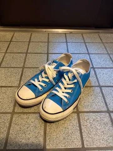 파란색 CONVERSE ALL STAR 스니커즈