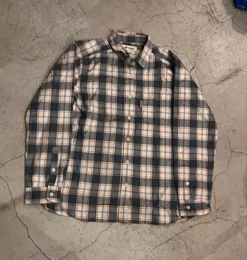 Foxfire 체크 무늬 긴팔 셔츠 L