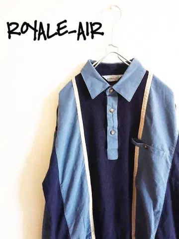 D220162 ROYALE-AIR 디자인 긴팔 셔츠