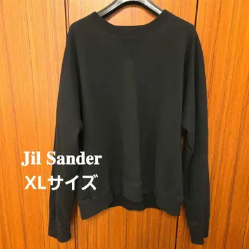 질샌더 블랙 XL 사이즈 맨투맨