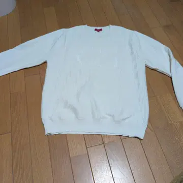 캘러웨이 화이트 스웨터 LL