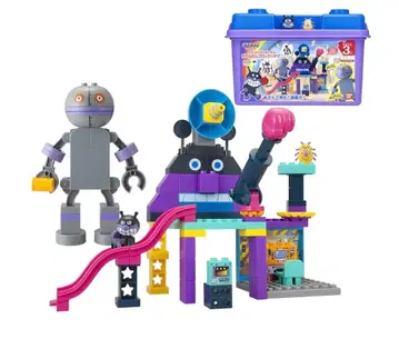 호빵맨 세균성도 만들 수 있다! 다단단 블록 양동이 시리즈