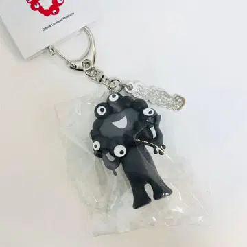 블랙 미야쿠미야쿠 입체 PVC 플레이트 부착 키링