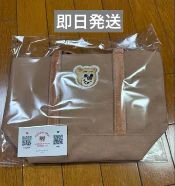 [ 미사용 새상품 ] 페이저 올드 테디 와펜 토트백(소) 베이지