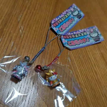 지역 한정 키티 끈 스트랩 센고쿠 지쇼 나오에 카네츠구 골드 실버 금 은