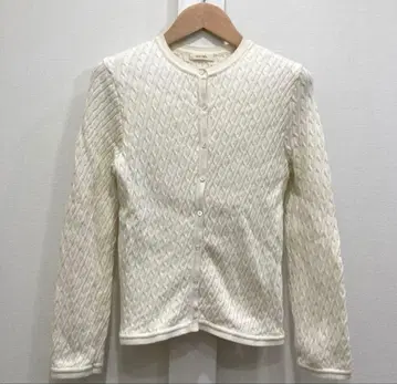 DES PRES 데프레스 바이어스 케이블 크루넥 가디건