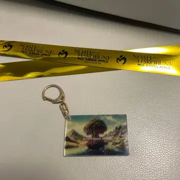 Mrs. GREENAPPLE 아크릴 키링&은색 테이프